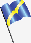 Blue / Yellow flag